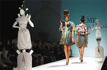 'Half-price' fashion models tighten belts