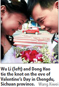 Romance - and recession - in the air