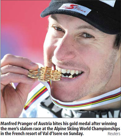 Austria sign off with Pranger gold