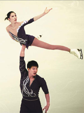 Zhangs take rink by ice storm in Harbin