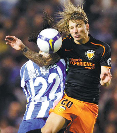 Valencia travel sickness continues as Villa sees red