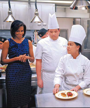 Family dinners make Michelle 'feel so good'