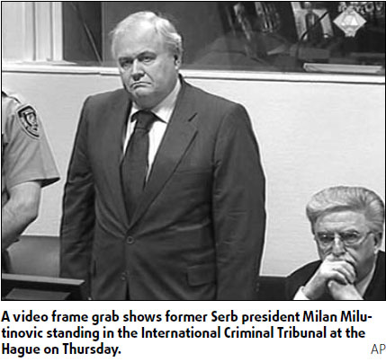 Ex-Serb president cleared of crimes