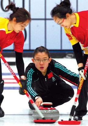 China curls its way to top of the world