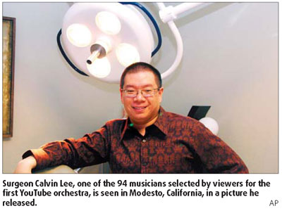 YouTube orchestra to play Internet Symphony No 1