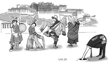 A picture paints a thousand words in Tibet
