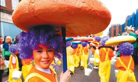 St Patrick's Day parade puts Irish in high spirits