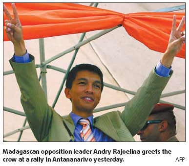 Opposition chief now president