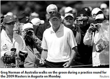The Shark returns as Masters' star