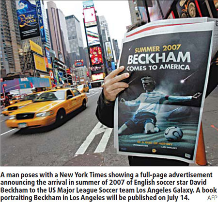 Book tells Beckham's LA story from star to unknown