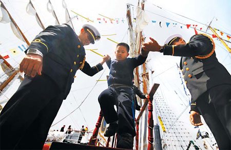 Historic day for an ancient navy