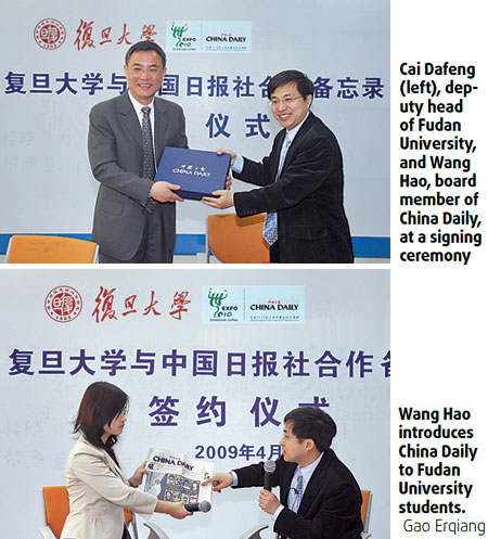 Press gang: college kids get a helping hand