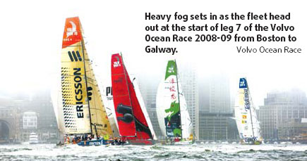 Volvo yachts hoist sails on final open ocean leg