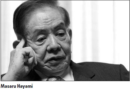 Hayami, who shepherded Japan through crisis of late '90s, dies at 84