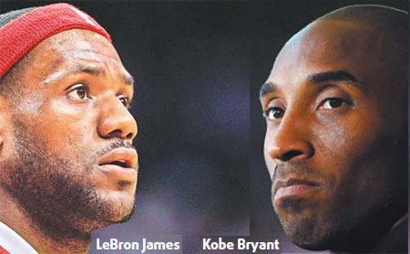 kobe bryant and lebron james and michael jordan. WASHINGTON: LeBron James is