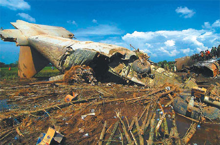 Military plane crash kills 98 in Indonesia