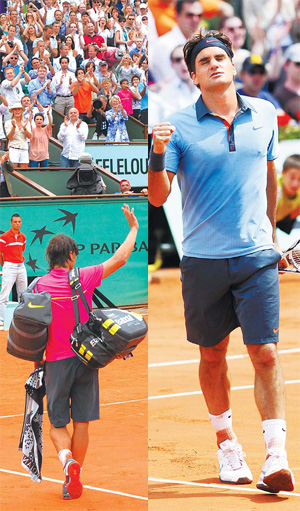 Nadal's demise opens door for Federer