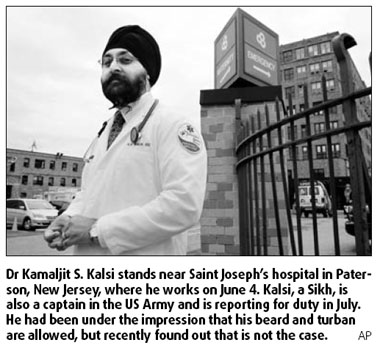 Sikhs in US Army want to keep faith, challenge rules