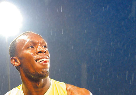 Bolt still slippery when wet