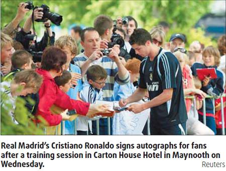 Ronaldo, Real seek pre-season seclusion in remote Ireland