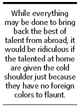 Truth about talent