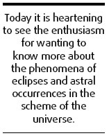 Solar spectacle