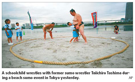 Sun, sand and sumo in Japan