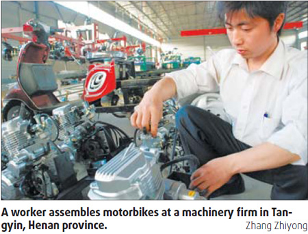 Machinery in rebound mode