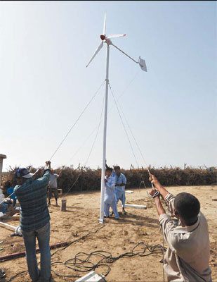 Pakistan island leads way with wind power