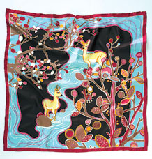 Stay silky smooth with a scarf this fall