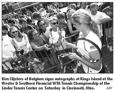 Clijsters itching to get back on court