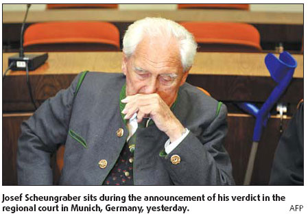 90-year-old former Nazi officer gets life term