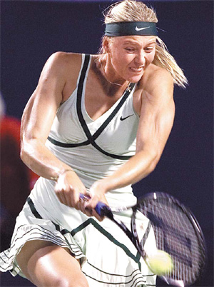 Maria back on track