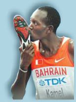 Last-gasp surge sees Kamel win 1,500m gold