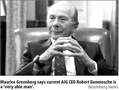 New AIG chief brings Greenberg back into the f
