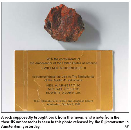'Moon rock' just petrified wood