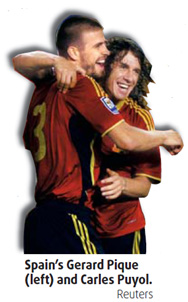 Spain spurred on to a higher level by recent defeats