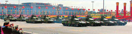 Parade rolls out peaceful message