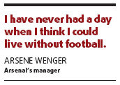 Wenger not tempted by retirement