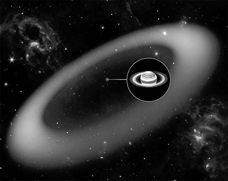 Saturn moon is lord of the rings