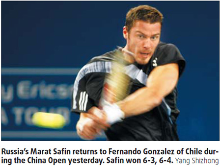 Safin, Nadal set up quarterfinal showdown