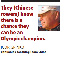 Rowing coaching guru tips a bright future for China