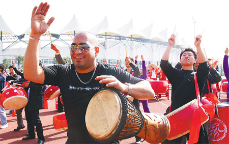 Drumming up fun