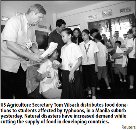 UN food agency says 200 million more people hungry