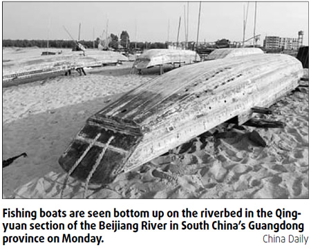 Guangdong finding drought hard to swallow