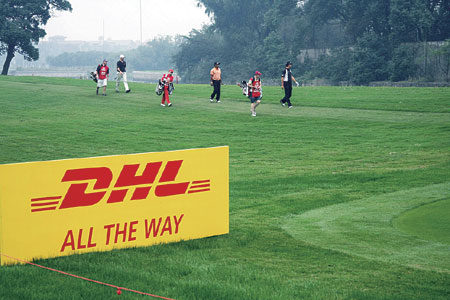 DHL: sponsoring golf in China with quality servi