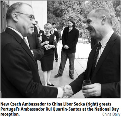 New Czech envoy hits the ground running at National Day fete