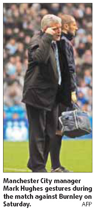 Hughes set to face owner's questions as City slip again