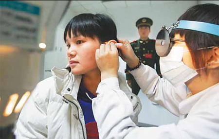 Parade inspires female recruits