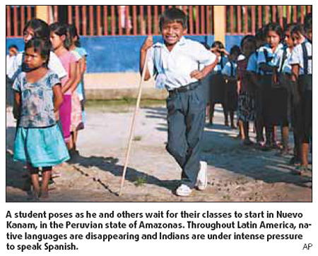 Latin Americans fight odds to keep Indian tongues alive